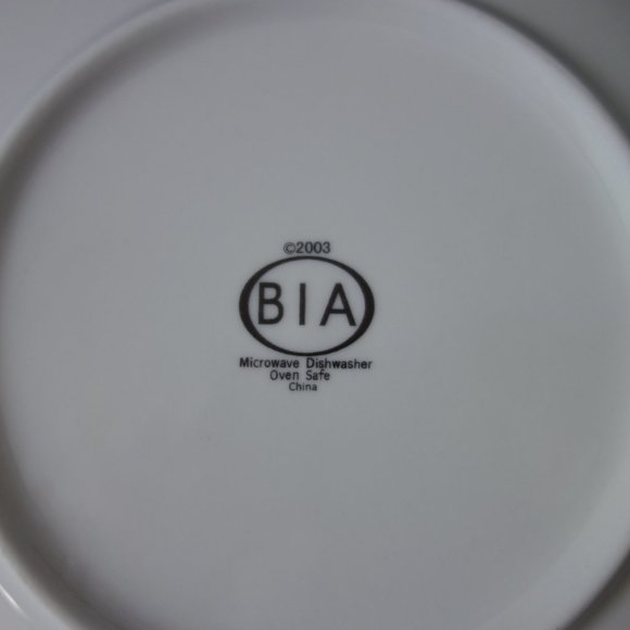 Set of Two(2) BIA Microwave Dishwasher Oven Safe Camembert Ceramic Plates - Picture 4 of 6